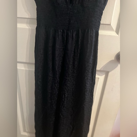 Rebecca Taylor jumpsuit black hearts silk NWT small - Picture 12 of 16